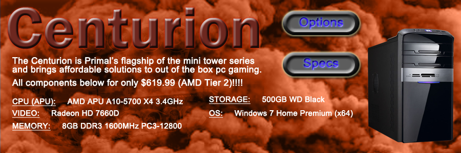 Affordable Gaming Computer Centurion